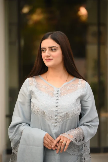 Rawsilk Fabric  Stitched